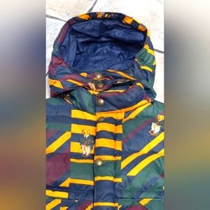 Winter Baby Jacket w/ removable hood + zipper & snaps